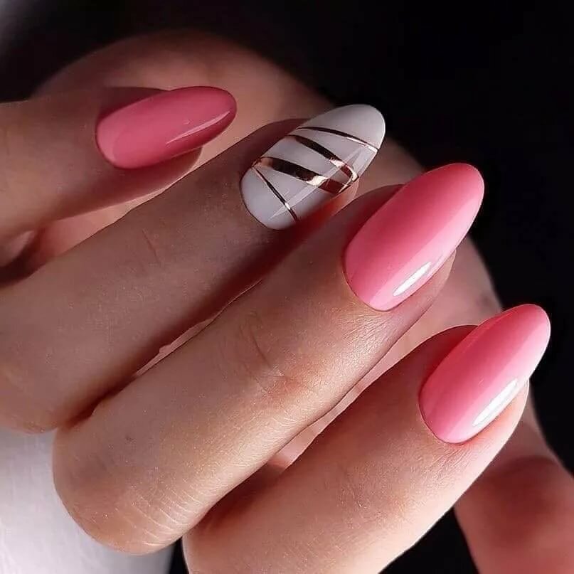 Ногти Дизайн Новинки Лето Розовые