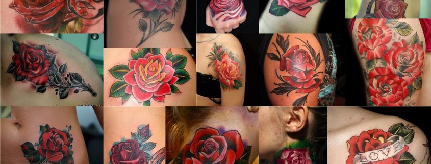 znachenie tattoo roza