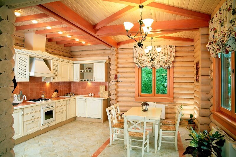 Внутренняя отделка деревянного дома: 30 идей на все времена