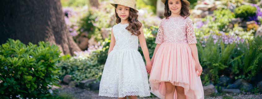 Нарядное платье для девочки 10 лет в стиле family-look