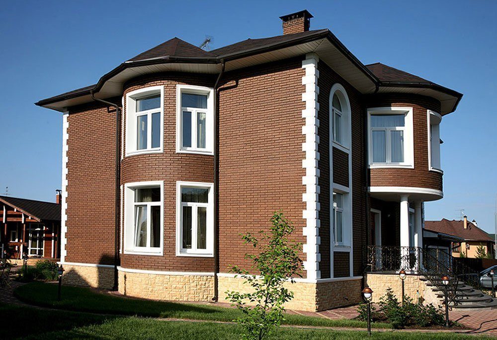 Цвета фасадов домов фото одноэтажных домов