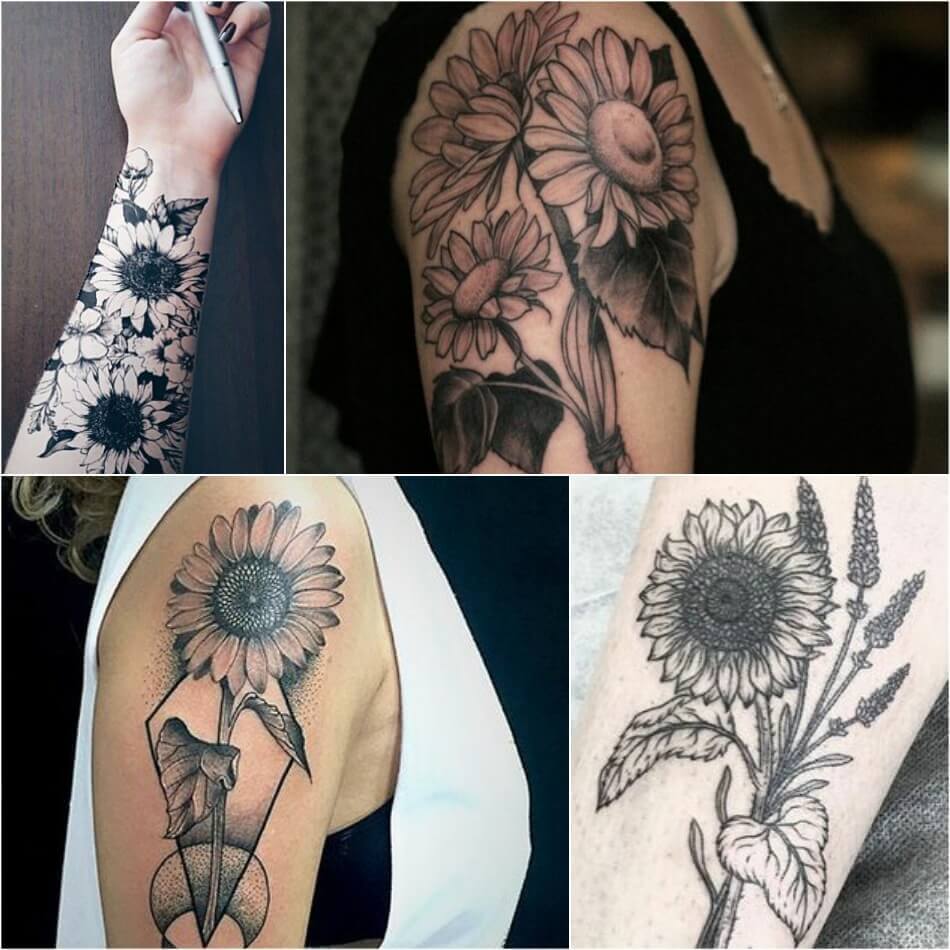 Sunflower Tattoo on Arm Sunflower Tattoo Ideas Sunflower Tattoo Meaning Sun...
