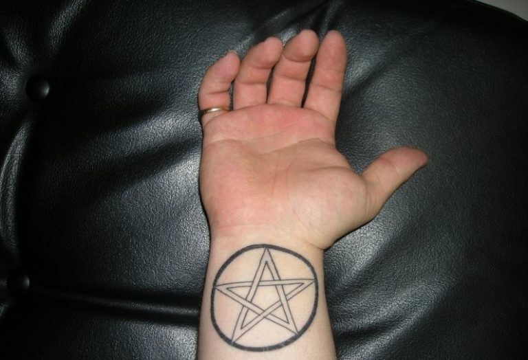 Pentagramm elemente tattoo