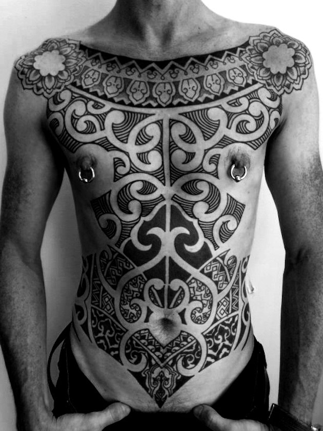 Акварельные кельтские татуировки.