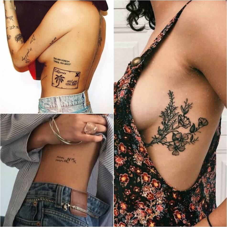 Места для татуировок для девушек