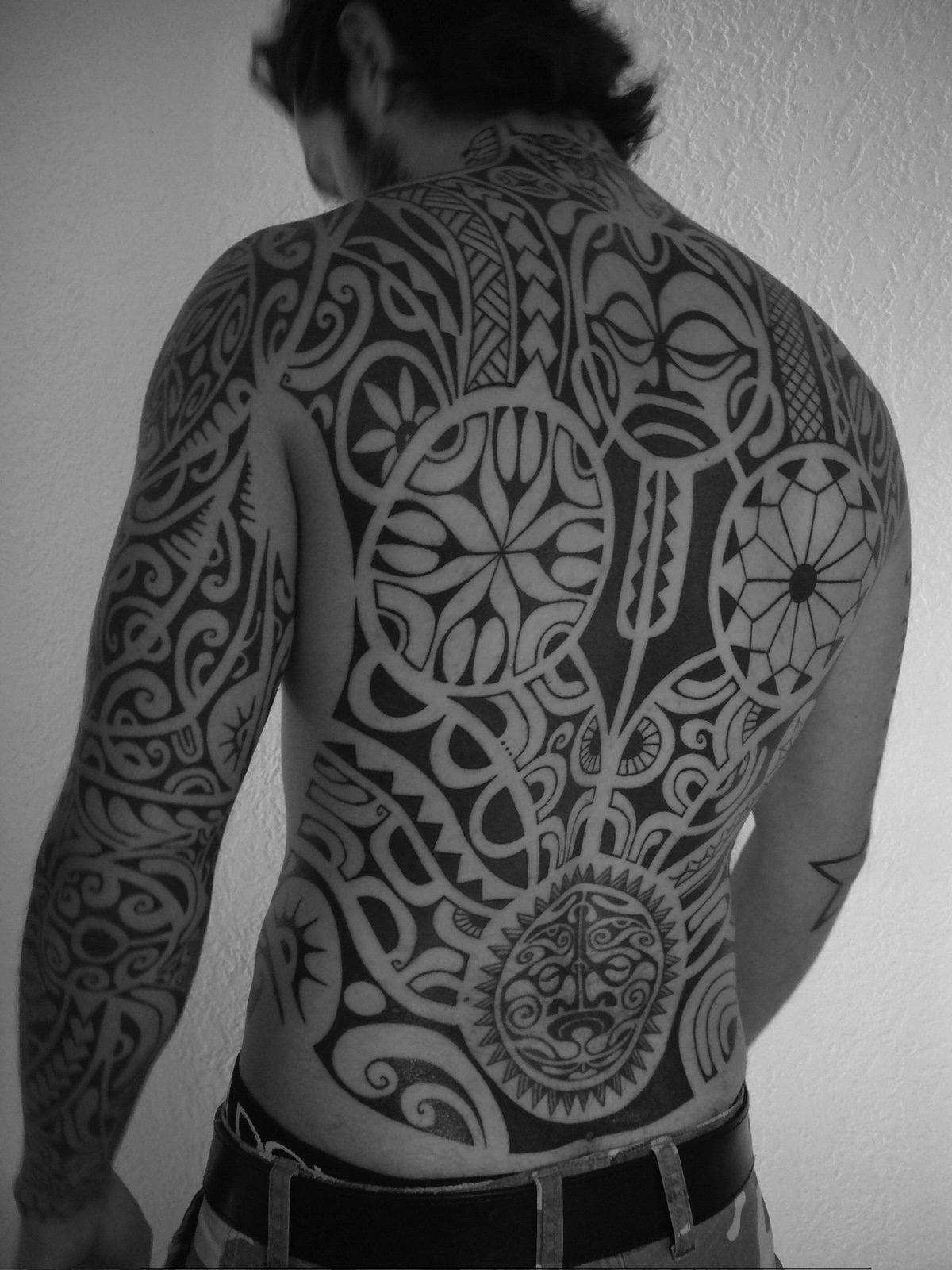 Полинезийские татуировки: 45 фото. Символика, эскизы, значение.