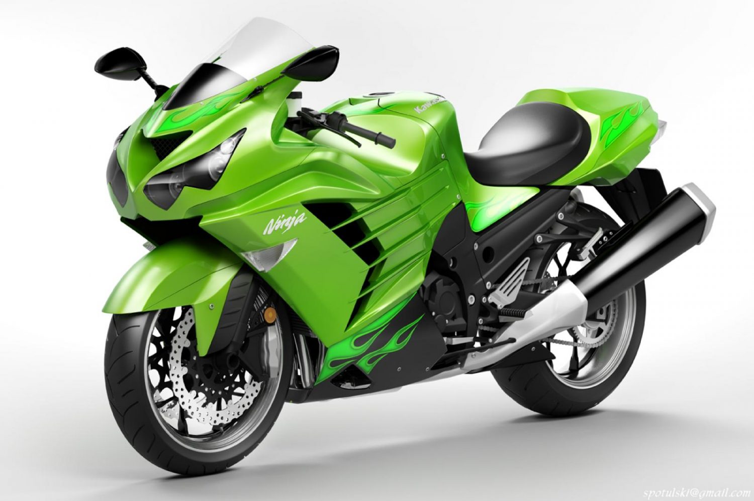 Картинки мотоцикл kawasaki ninja