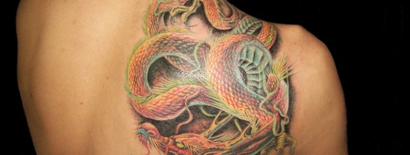 Фото тату дракона — величественные существа на вашем теле. Значение татуировки дракона