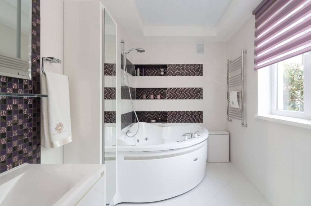 Мозаика в ванной комнате: 100 фото лучших примеров дизайна