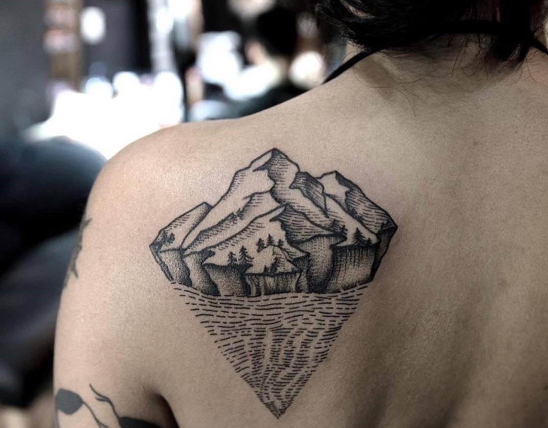 Татуировка горы