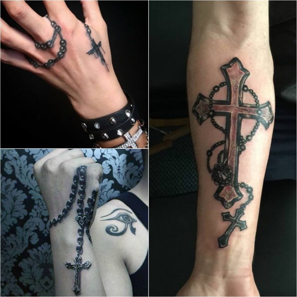 Татуировка крест (68 фото)