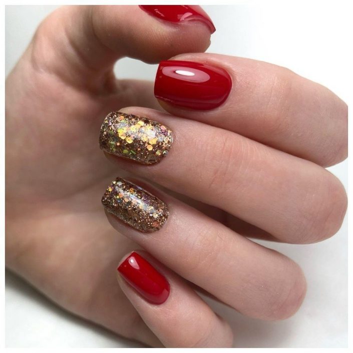 Маникюр шеллаком на короткие ногти 2020: 100 фото новинок