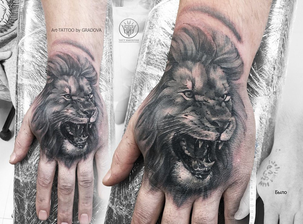 Эскизы татуировок лев (76 фото)