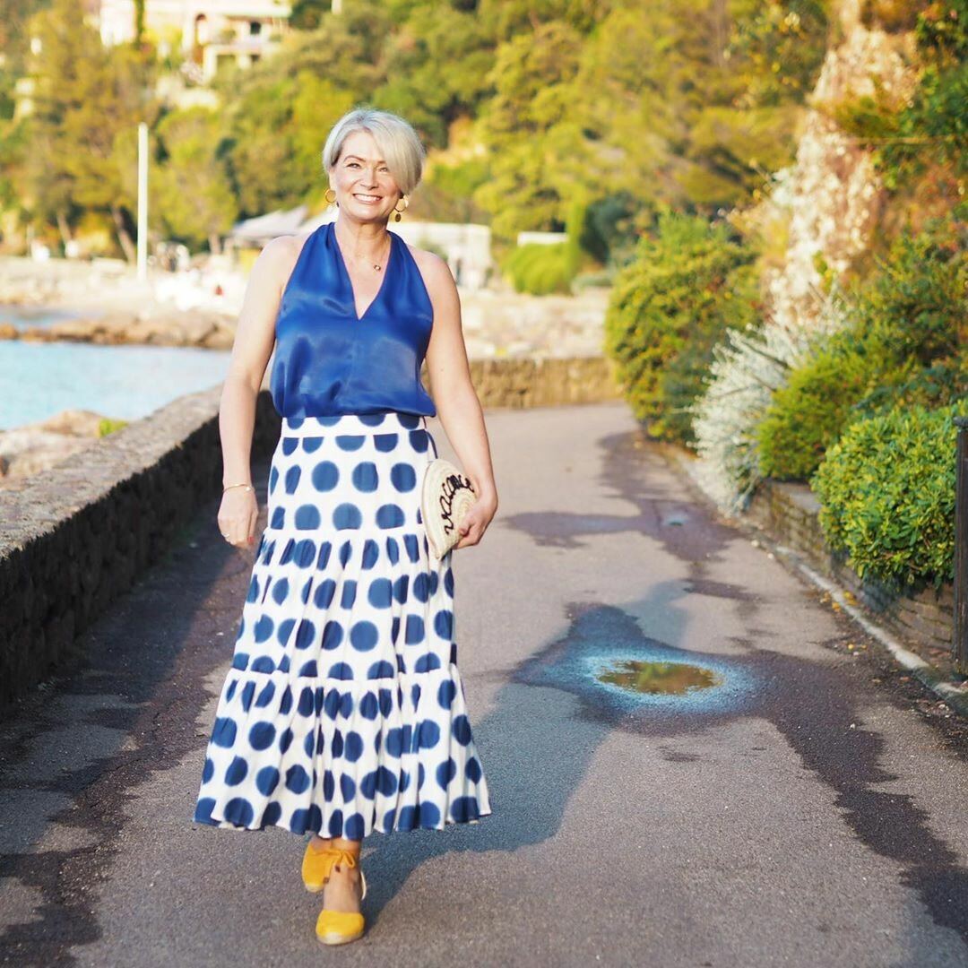 Модные юбки для женщин 60 лет