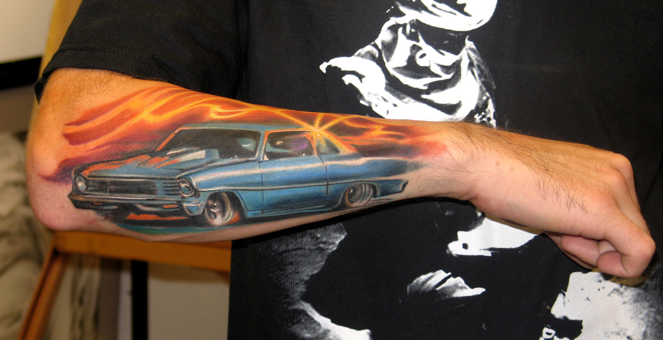 Татуировки на автомобильную тематику